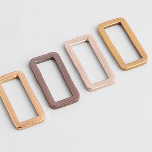 Hebillas rectangulares de 31 mm de diámetro interior: anillos rectangulares de metal, cierre de bolso, herrajes para correas.