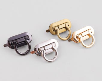 Metal Bag Lock : Spin Wallet Making Locks Hardware Purse DIY Hardware Accessories