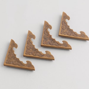 Triangle Corner Guards : Antique Bronze Corner Protector Decorative Hardware Accessories