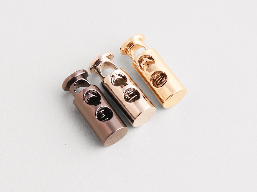 Toggle Spring Rnd Toggle Cord Stopper : Metal Spring Locks Double Hole Round Toggle,end ...