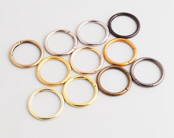 38mm inner Spring Gate Ring : Metal Round Spring O Rings Clasps,Push Hook,Hardware