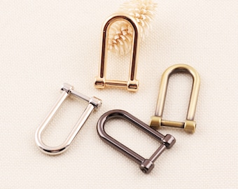 Horseshoe D Ring, Bag Hardware, Belt Connector (10mm)