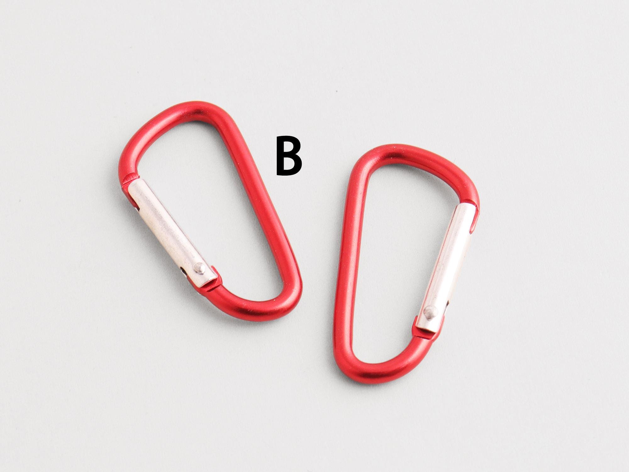 D Karabiner : Carabiner Hook Clasp Spring Keyring Camping