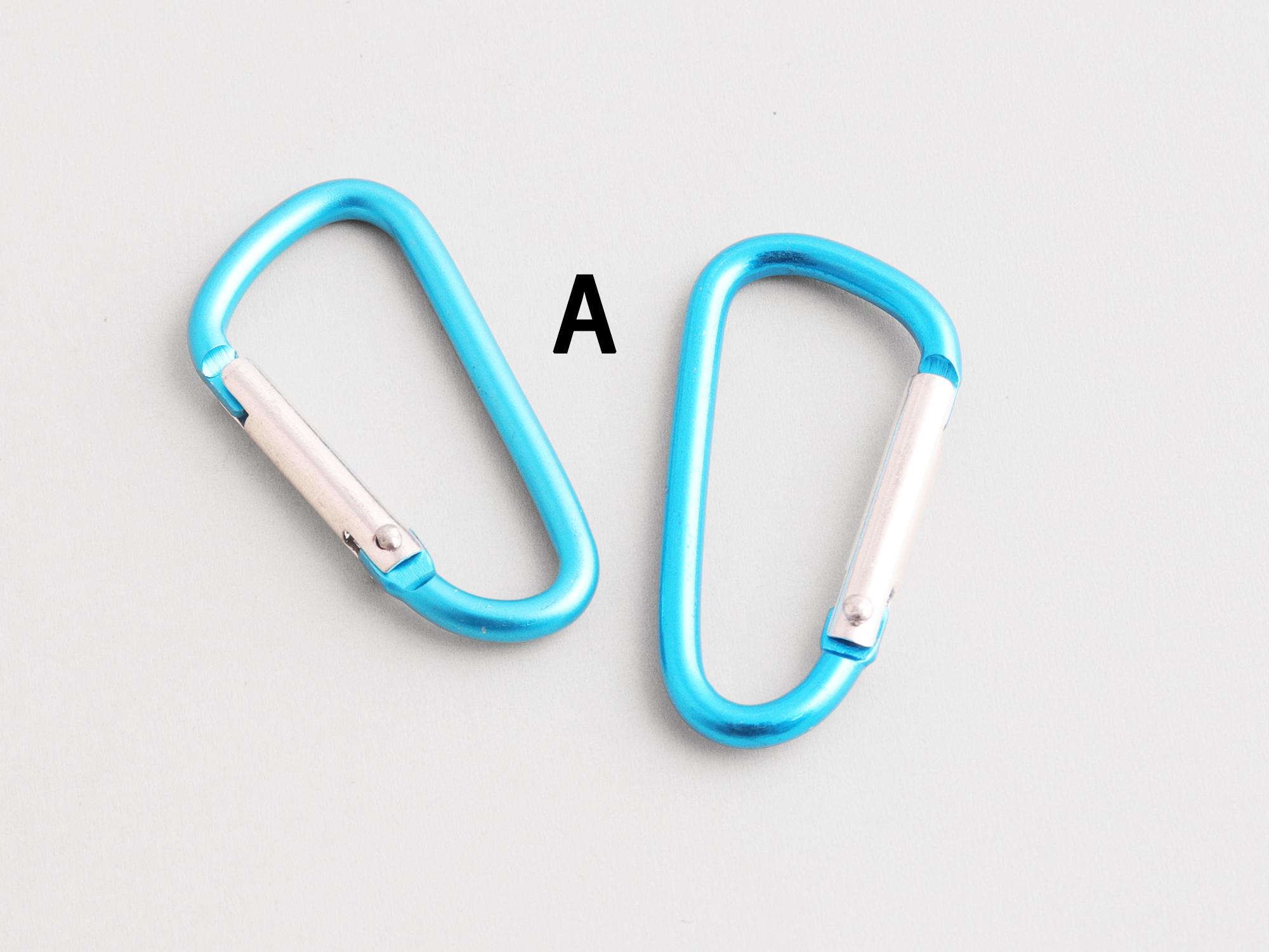 D Karabiner : Carabiner Hook Clasp Spring Keyring Camping