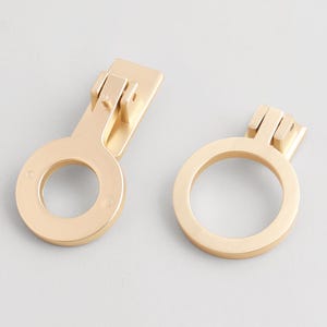 Round Flip-Up Drawer Pull Handle: Metal Cabinet Door Hardware Accessories