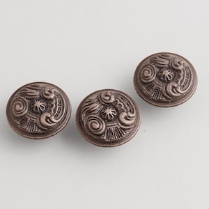 Antique Brass Drawer Pull : Embossed Swirling Cloud Pattern Drawer Furniture Hardware Accessories