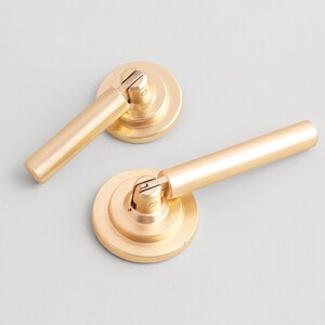 Tiradores cilíndricos largos para cajones: Tiradores para puertas de armarios, herrajes para muebles de bricolaje.