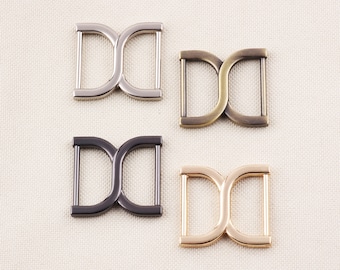 25mm Metal Strap Adjuster, Bag Slider, Purse Hardware