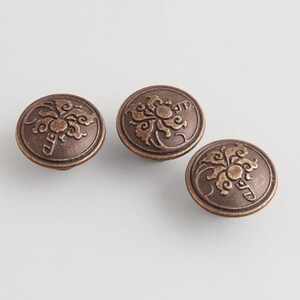 Drawer Pull : Vintage Cloud Pattern Round Knob, Drawer Furniture Hardware Accessories