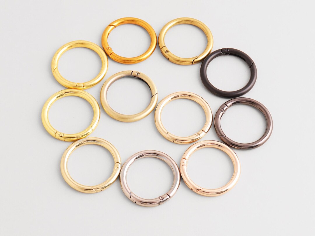 32mm Inner Spring Ring : Metal O Rings Spring Clasp for Push Handbag ...