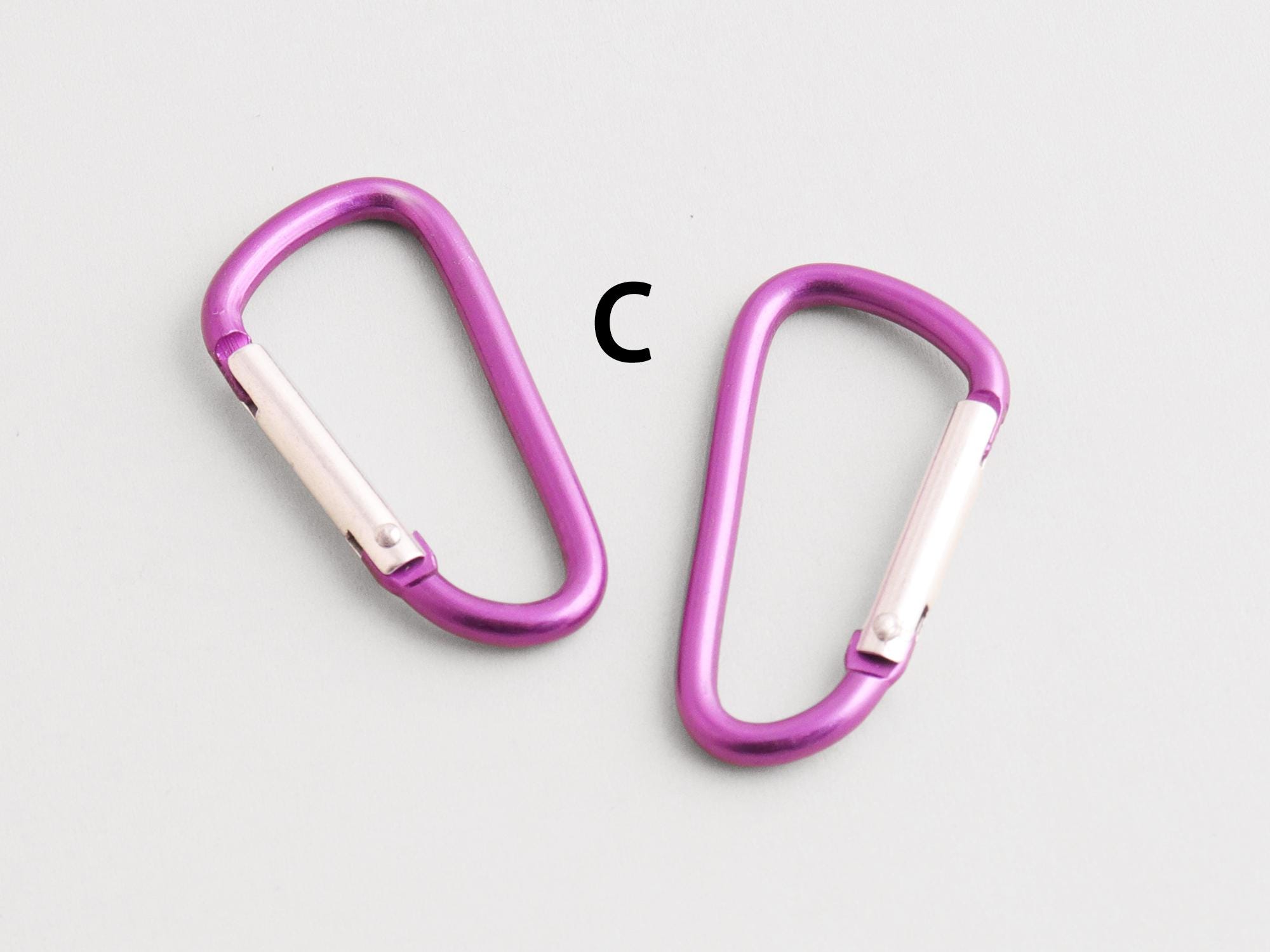 D Karabiner : Carabiner Hook Clasp Spring Keyring Camping