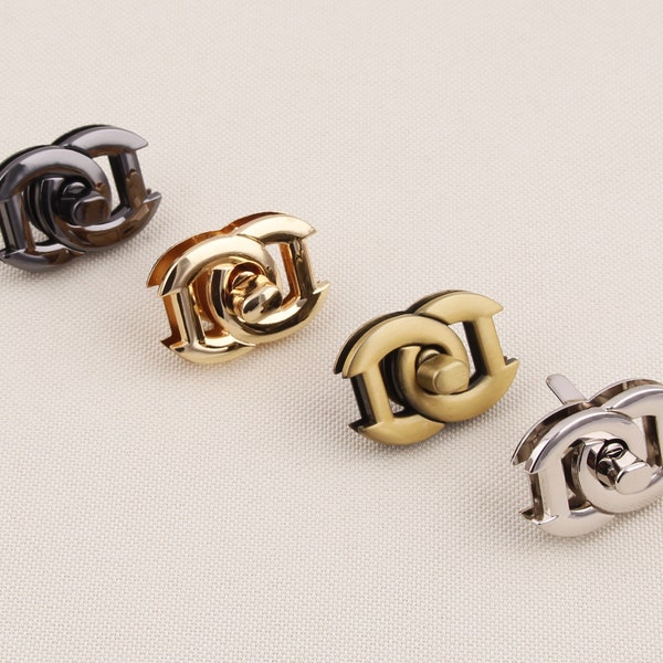 1PC,2PCS purse Locks,bag lock,purse closure,purse clasp,clutch lock,bag hardware,press lock