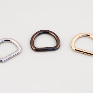 25mm inner Metal D Ring : Purse D rings accessories for bag making and crafts
