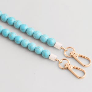 Acrylic Purse Chain : Round Beaded Bag Chain, Replaceable DIY Accessory