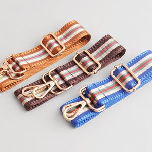 Correa ajustable para bolso: Correa de hombro de repuesto para bolsos cruzados (disponible en varios colores).