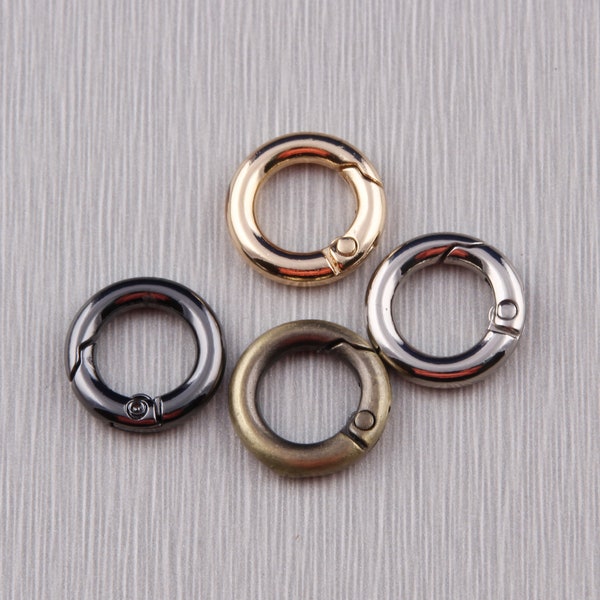 ID 10mm spring gate ring,spring ring,gate ring,snap hook,opening rings,o ring,purse hardware,purse ring,spring o ring