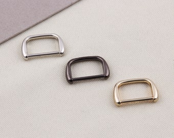 ID 18,5 mm hoefijzer d ring, d ring, tas hardware, u-vorm ring, riem connector, d gesp, tas connector, sieraden, ringen, d sluiting