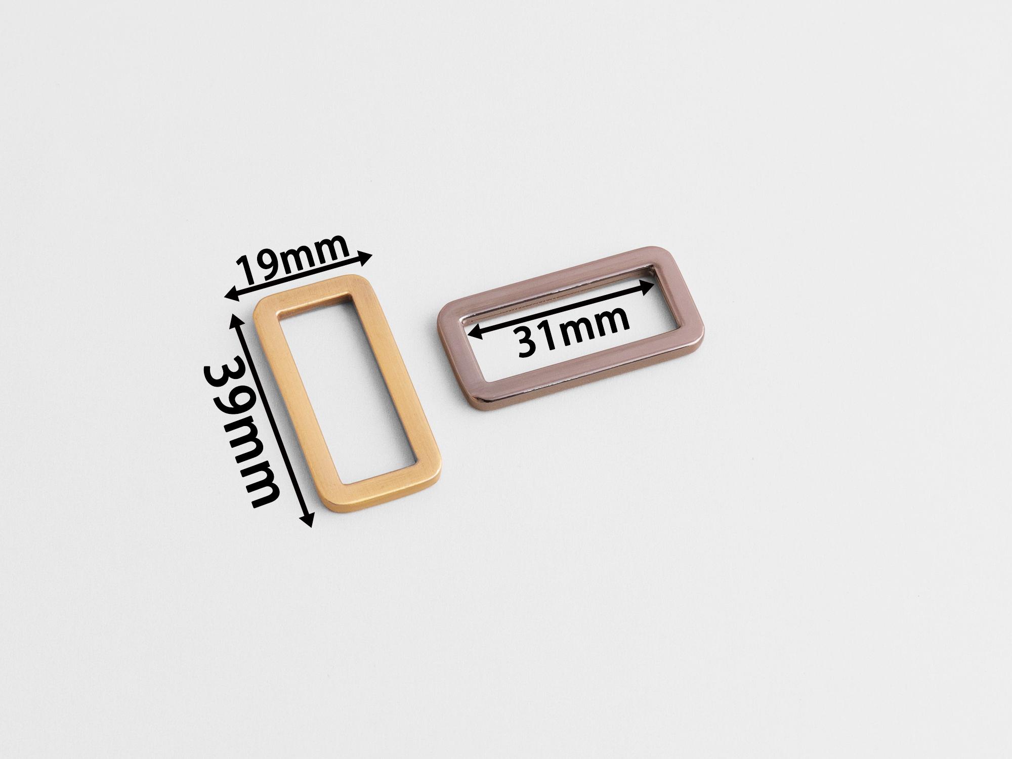 31mm Inner Rectangle Buckles : Metal Rectangular Rings,bag Clasp Strap ...