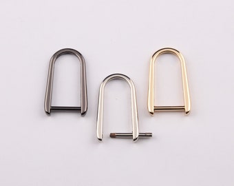 19mm hoefijzer d ring, d ring, tas hardware, u-vorm ring, riem connector, d gesp, tas connector, sieraden, ringen, d sluiting