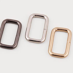 Anelli rettangolari interni da 33 mm: anelli con fibbie quadrate per borse e artigianato