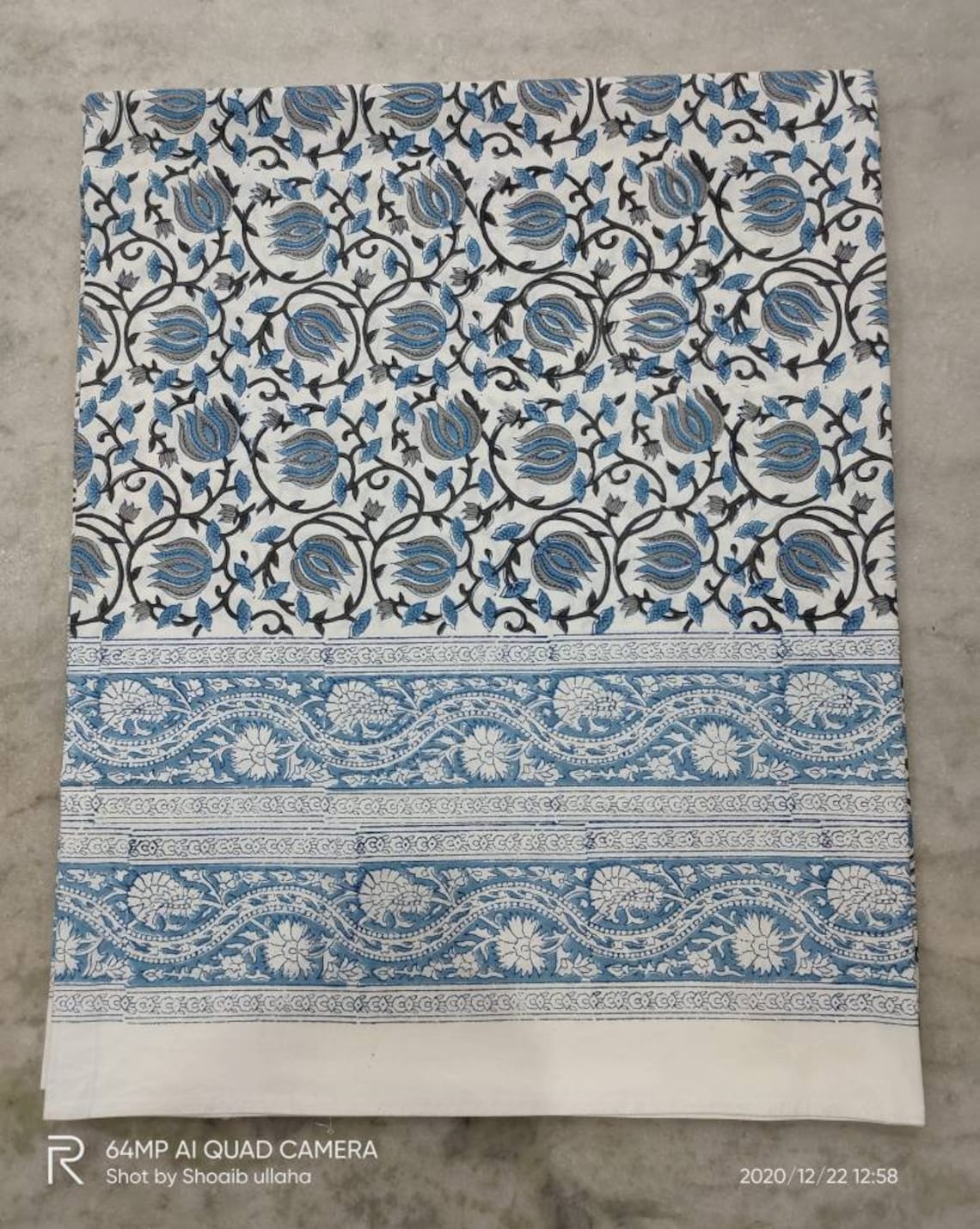 Indian Handmade Block Print Cotton Duvet Cover Etsy