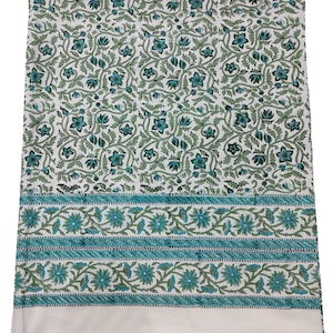 Indian handmade block print cotton duvet cover