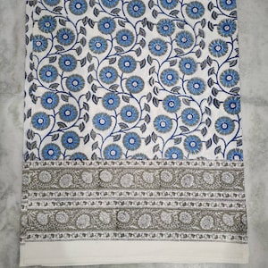 Indian handmade block print cotton duvet cover