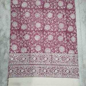 Indian handmade block print cotton duvet cover