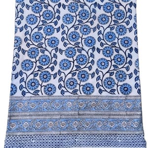 Indian handmade block print cotton duvet cover