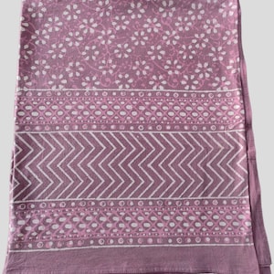 Indian handmade block print cotton duvet cover (dabu print)