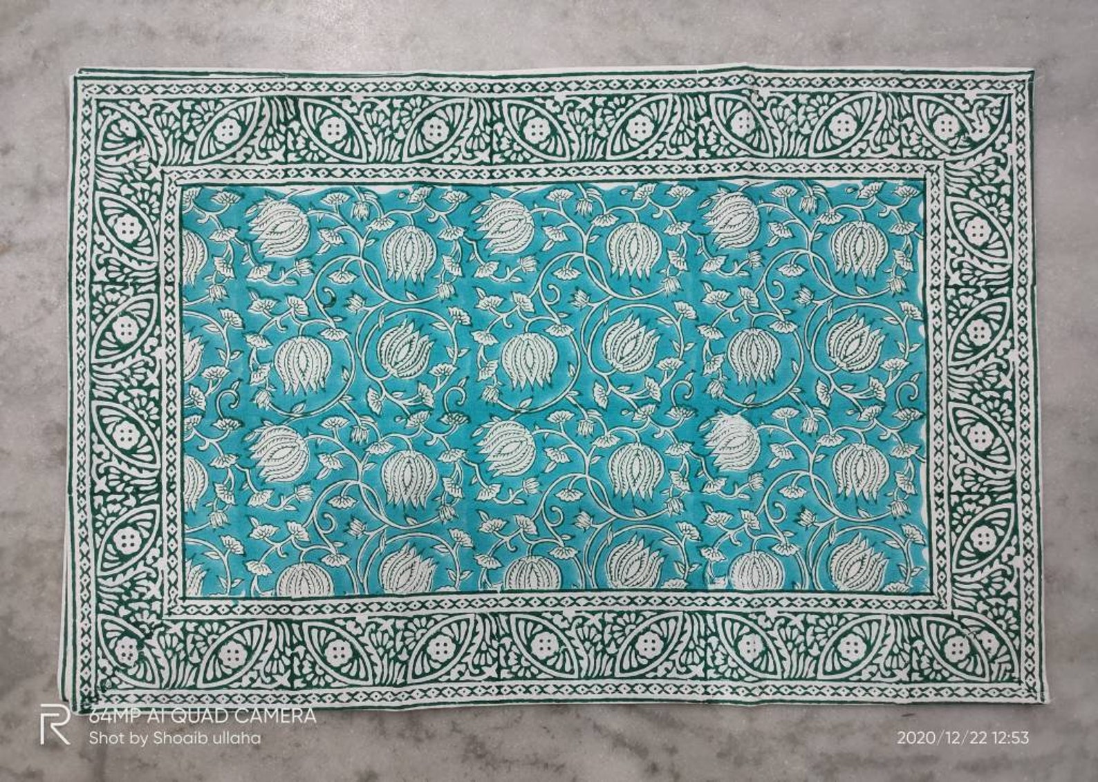 Indian Handmade Block Print Cotton Duvet Cover | Etsy