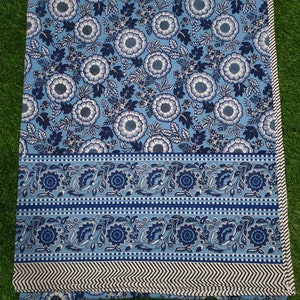 Indian handmade block print cotton duvet cover