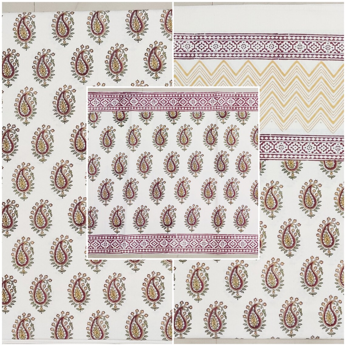 Indian Handmade Block Print Cotton Duvet Cover Etsy UK