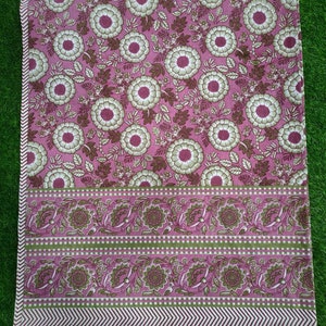 Indian handmade block print cotton duvet cover