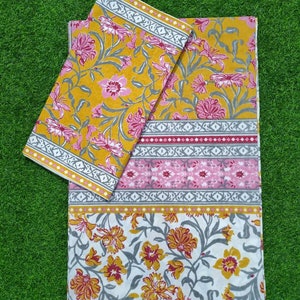 Indian handmade block print cotton duvet cover