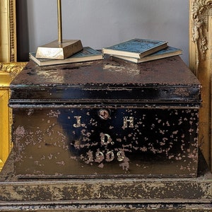 Antique Deed Box 1909 ~ Decorative Storage