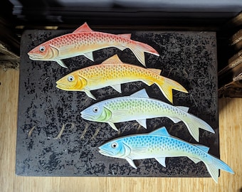 Ceramic Wall Mounted Fish ~ 4 available