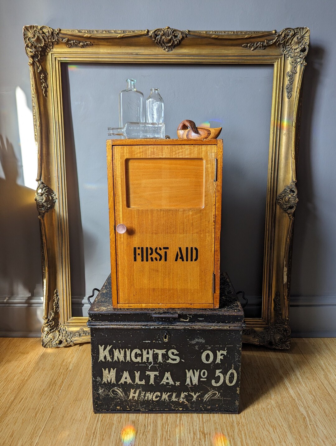 Lovely Vintage First Aid Apothecary Medicine Cabinet - Etsy UK