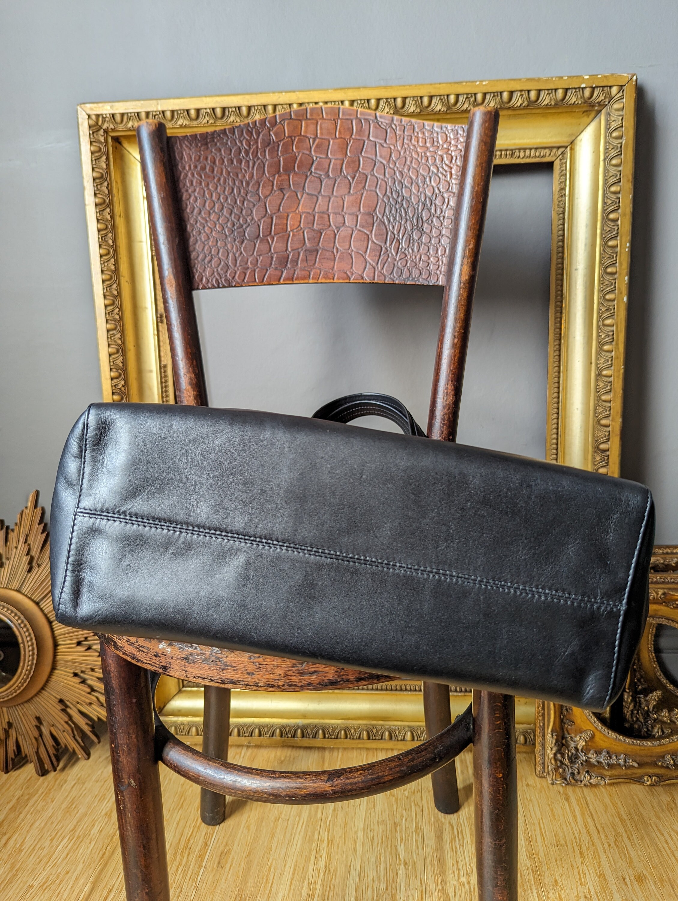 Autograph M S Leather Handbag Etsy