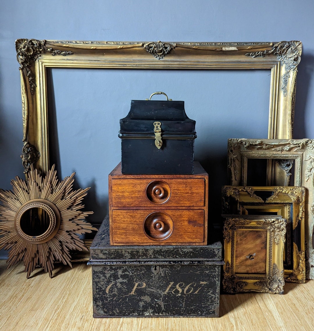 Beautiful Vintage / Antique Hat Box or Wig Box Etsy UK