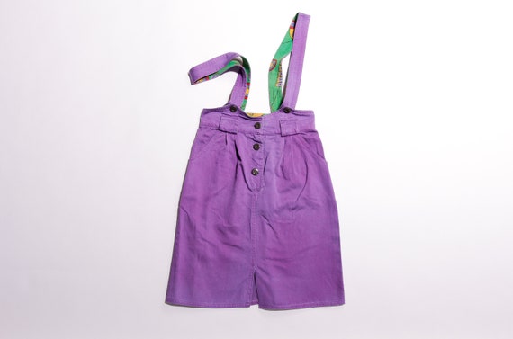 Vintage jaren 90 kinderrok leeftijd 7 8 jaar kinderen dragen meisjeskleding rok met bandjes paarse schoolrok jaren 90 kleding vintage meisjes outfit Etsy Belgie
