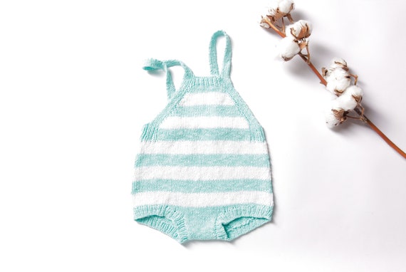 Vintage Baby Clothes knitted baby wear newborn bo… - image 1