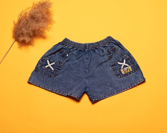 Vintage Kids Denim Shorts age 3 - 4 years kids wea