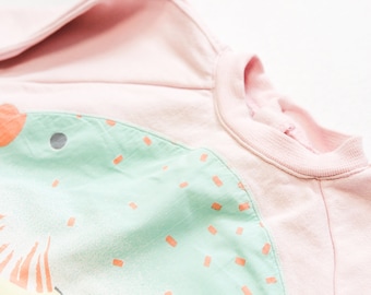 Vintage Baby Kleidung Alter 0 - 3 Monate Baby Sweatshirt Kinder tragen Babymode Neugeborene Pullover Knopfleiste zurück Shirt Baby Mädchen Kleidung Jungen Kleidung