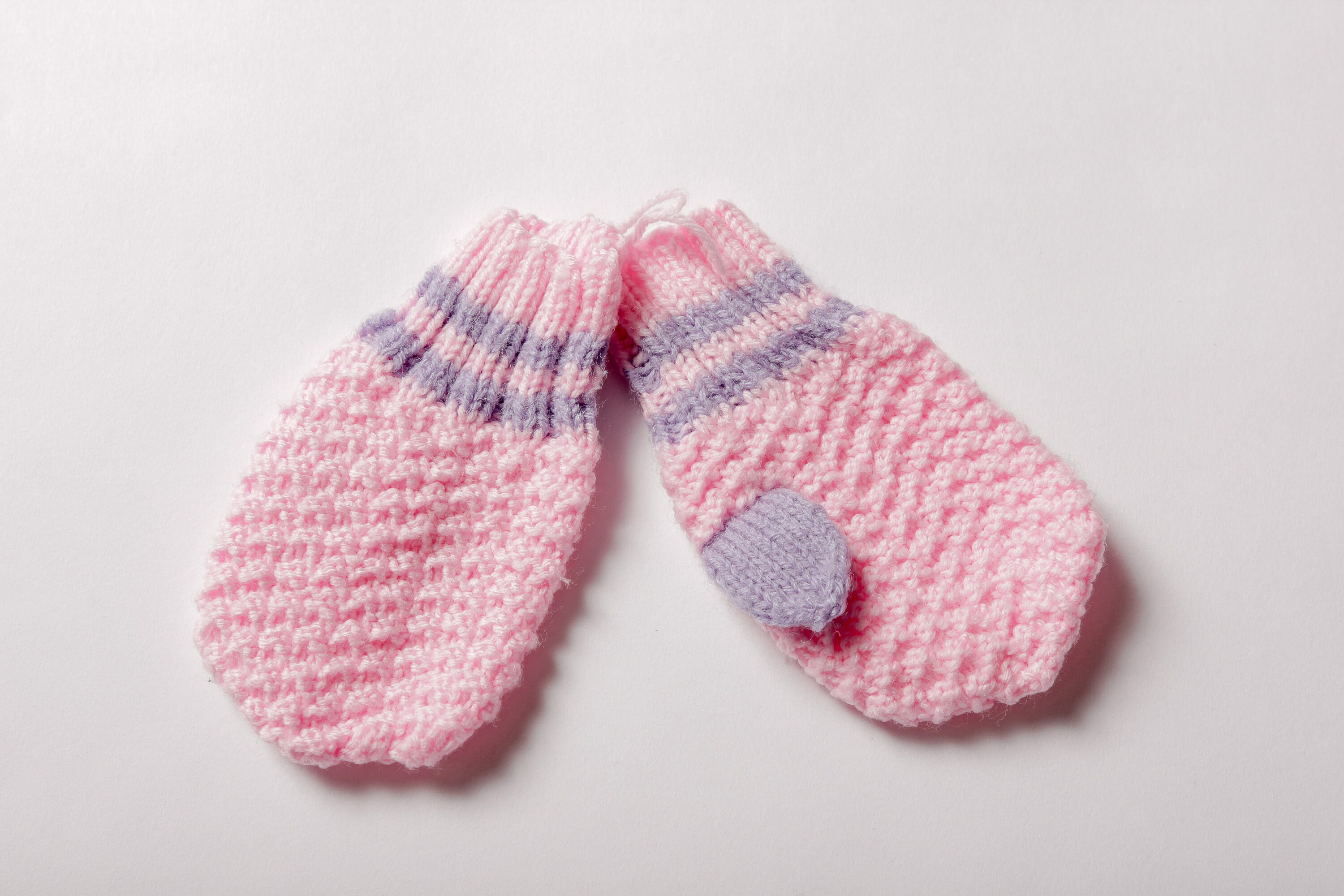 Knitted Baby Gloves New Old Stock Vintage Baby Mittens Newborn Etsy UK