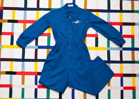 60s Vintage Boys Overalls . Age 9 - 10 Boys Covera