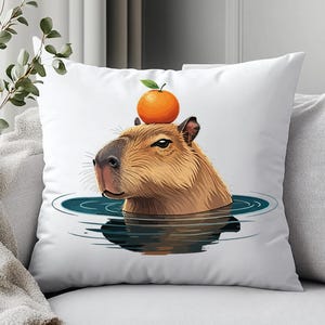 Capybara Clipart, Cute Capybaras Art, Cute Capybara Graphics for Kids, Instant Download Digital Prints,PNG file, JPG file