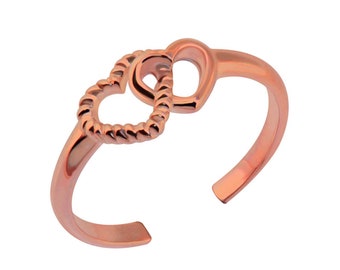 Toe ring Toe ring rose gold 925 sterling silver as foot jewelry finger ring midi ring toe ring