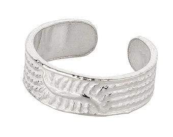 Zehenring Zehring 925 Sterling Silber als Fußschmuck Finger Ring Midi Ring Zehring