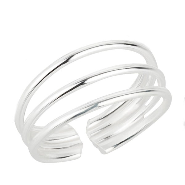 Zehenring Zehring 925 Sterling Silber als Fußschmuck Finger Ring Midi Ring Zehring